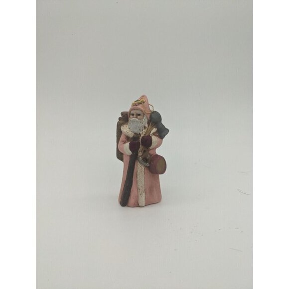 13 PC Lot Of Hand Painted Porcelain Christmas Ornaments. - Picture 9 of 13